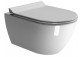 Becken WC GSI Pura 50x36cm hängend bezrantowa mit WC-Sitz mit Softclosing + Set mocujący, weiß- sanitbuy.pl