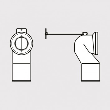 Behälter do WC Ideal Standard Tesi doprowadzenie wody z boku 6/3l weiß - sanitbuy.pl