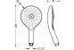 Handbrause Tres Antical, weiß/Chrom- sanitbuy.pl