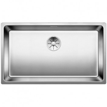 Zlewozmywak aus Stahl jednokomorowy Blanco Andano 700-U 74x44 cm abgehängt, ohne automatischen Stöpsel, aus Stahl - sanitbuy.pl