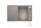 Zlew konglomeratowy + Sitz Glas- Axia III 45S Blanco Silgranit InFino 510x780 szampan- sanitbuy.pl