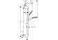 Dusch-set Hansgrohe Crometta 1jet Unica 0,90m weiß/Chrom- sanitbuy.pl