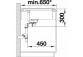 Zlew konglomeratowy + Sitz Glas- AXIA III XL 6 S Blanco Silgranit rechts komora 1000x470mm kawowy- sanitbuy.pl