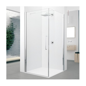 Kabine Eck- Novellini Young 2.0 70x120 cm G+F transparentes Glas, profil Chrom- sanitbuy.pl