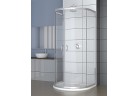 Kabine Radaway Premium Plus p 1000x900 mm zur Wandmontage, halbrund mit einer Tür dwuczęściowymi, Glas transparent
