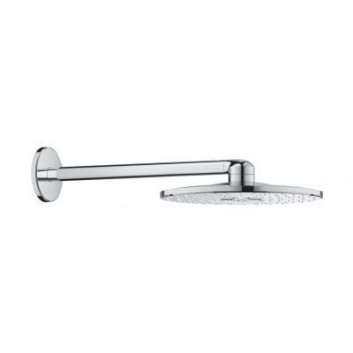 Kopfbrause oval mit Arm Unterputz- Grohe Rainshower 360 Duo weiß - sanitbuy.pl