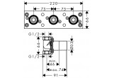 Set podstawowy Unterputz Axor ShowerSolutions für die Armatur termostatycznej 800