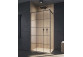 Duschkabine Walk-In Radaway Modo New Black II Factory 130, Glas transparent, wys. 200cm, profil schwarz- sanitbuy.pl