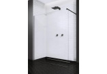 Wand Walk-In Radaway Modo New Black II 70, 68.5-69.5x200cm, czarne, Glas transparent- sanitbuy.pl