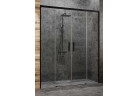 Tür für die Nische Radaway Idea Black DWD 190 190x200.5cm, profil schwarz, Glas transparent