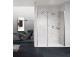 Kabine Novellini Young 2.0 G+F mit Seitenwand, transparentes Glas profil Chrom- sanitbuy.pl