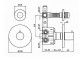 Brausearmatur Zucchetti Isystick Thermostatik Unterputz, Chrom- sanitbuy.pl