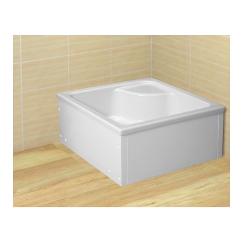 Brodzik Dolphi Radaway Naxos C 80x80 cm kwadratowy- sanitbuy.pl