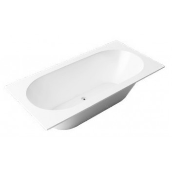 Badewanne freistehend Massi Prestige, 190x85x58 cm, ohne Überlauf, weiß
