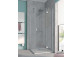 Tür Dusch- Kermi Raya 90 cm, Pendel- 1-Schwing- mit Festfeld, Version links