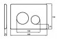 Becken WC hängend Massi Decos 55x36 cm mit Schicht easy clean mit WC-Sitz mit Softclosing duroplast, weiß