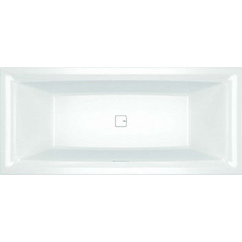 Badewanne Riho Still Square, rechteckig, 170x75cm, mit Siphon, weiß