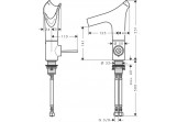 Waschtischarmatur Hansgrohe Axor Starck V, Einhebel-, Chrom