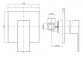 Dusch-set mit Unterputzarmatur, Paffoni Elle, Arm 300mm, Chrom