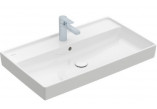 Waschtisch mit unterschrank Villeroy&Boch Collaro, 80x47cm, z Überlauf, CeramicPlus, Weiss Alpin