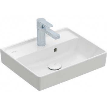 Waschtisch Villeroy&Boch Collaro, 55x44cm, z Überlauf, CeramicPlus, Stone White