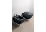 Becken WC abgehängt Cielo Shui 37,5x55x37 cm, schwarz- sanitbuy.pl