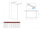 Duschkabine Radaway Modo X I 120, przejrzysta, 1180x2000mm