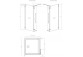 Duschwand Radaway Arta Walk-in 80, przejrzysta, 80x200cm