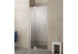 Drzwi prysznicowe Kermi Pasa XP 120x185cm, wahadłowe, jednoskrzydłowe z elementem stałym, prawe- sanitbuy.pl
