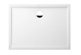 Duschwanne rechteckig Villeroy&Boch Futurion Flat, 1200x800mm, Weiss Alpin