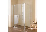 Drzwi prysznicowe Kermi Pasa XP 110x185cm, wahadłowe, jednoskrzydłowe, z polami stałymi- sanitbuy.pl