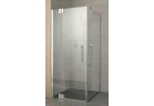 Tür Dusch- Kermi Pasa XP 110x185cm, Pendel-, einflügelig mit festem Element für Seitenwand