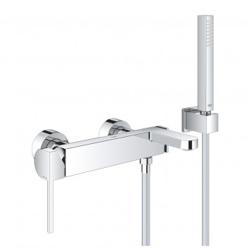 Brausearmatur Grohe Plus, zur Wandmontage, Einhebel-, Chrom