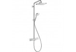 Dusch-set Showerpipe Croma E 280 1jet, Armatur thermostatisch, Chrom