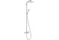 Dusch-set Showerpipe Croma E 280 1jet, Armatur thermostatisch, Chrom