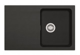 Zlewozmywak Franke Orion OID 611-78 Tectonite zum Einbau, jednokomorowy, 78x50cm - onyx