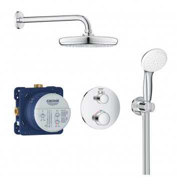 Dusch-set Grohe Tempesta 210, Unterputz, Armatur thermostatisch, Chrom