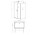 Tür Dusch- Radaway Nes DWD+2S 80, transparent, 2-flügelig, 800x2000mm, profil Chrom