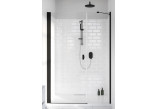 Tür Dusch- für die Nische Radaway Nes Black DWS 110, transparent, links, 1080-1110x2000mm, schwarz profil