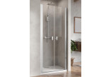 Tür Dusch- für die Nische Radaway Nes DWD I 110, 2-flügelig, 1080-1110x2000mm, profil Chrom