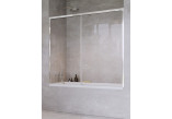 Parawan nawannowy Radaway Idea PN DWJ 150, lewy, przesuwny, Glas transparent, 150x150cm, profil Chrom