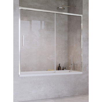 Parawan nawannowy Radaway Euphoria PNJ 60, Glas transparent, 600-610x1500mm, profil Chrom