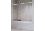 Parawan nawannowy Radaway Idea PN DWD 150, rozsuwany, Glas transparent, 150x150cm, profil Chrom