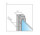 Parawan nawannowy Radaway Nes PNJ 80, lewy, Glas transparent, 80x150cm, profil Chrom