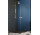 Teil links Kabine Radaway Essenza Pro Black PDD, 900x2000mm, Glas transparent, golden profil
