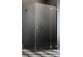 Teil rechts Kabine Radaway Essenza Pro Black PDD, 1000x2000mm, Glas transparent, golden profil