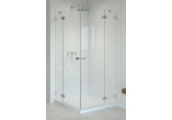 Teil rechts Kabine Radaway Essenza Pro KDD, 800x2000mm, Glas transparent, profil Chrom