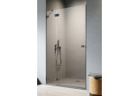 Tür Dusch- für die Nische Radaway Essenza Pro Black DWJ 90, links, 900x2000mm, schwarz profil