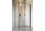 Teil links Kabine prysznicowej Radaway Nes 8 Black KDD I 100, Glas transparent, 1000x2000mm, schwarz profil