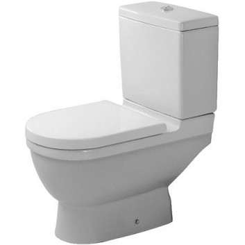 Becken WC stehend Duravit Starck 3, 56x36cm, HygieneGlaze, weiß